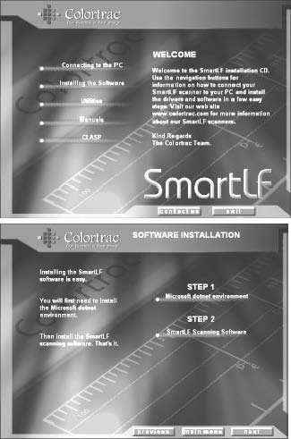 Пошаговая инсталляция программ для SmartLF c компакт-диска